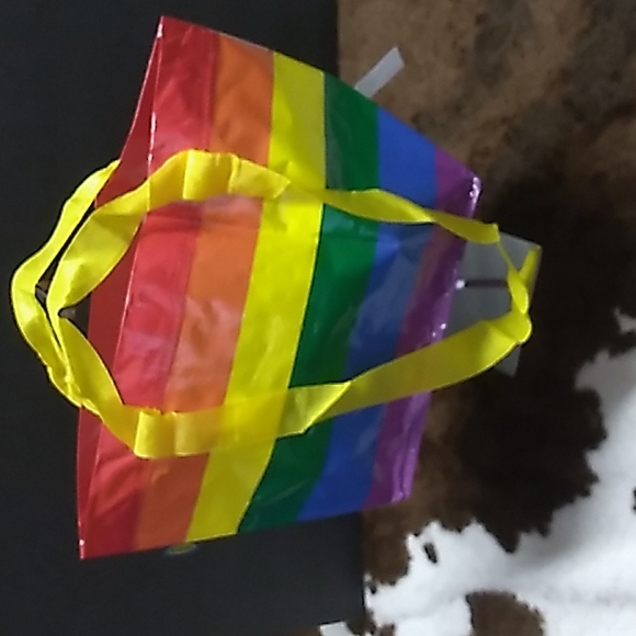 2 Ikea Bags STORSTOMMA + KVANTING Rainbow totes Bags pride Bundle - Picture 4 of 9